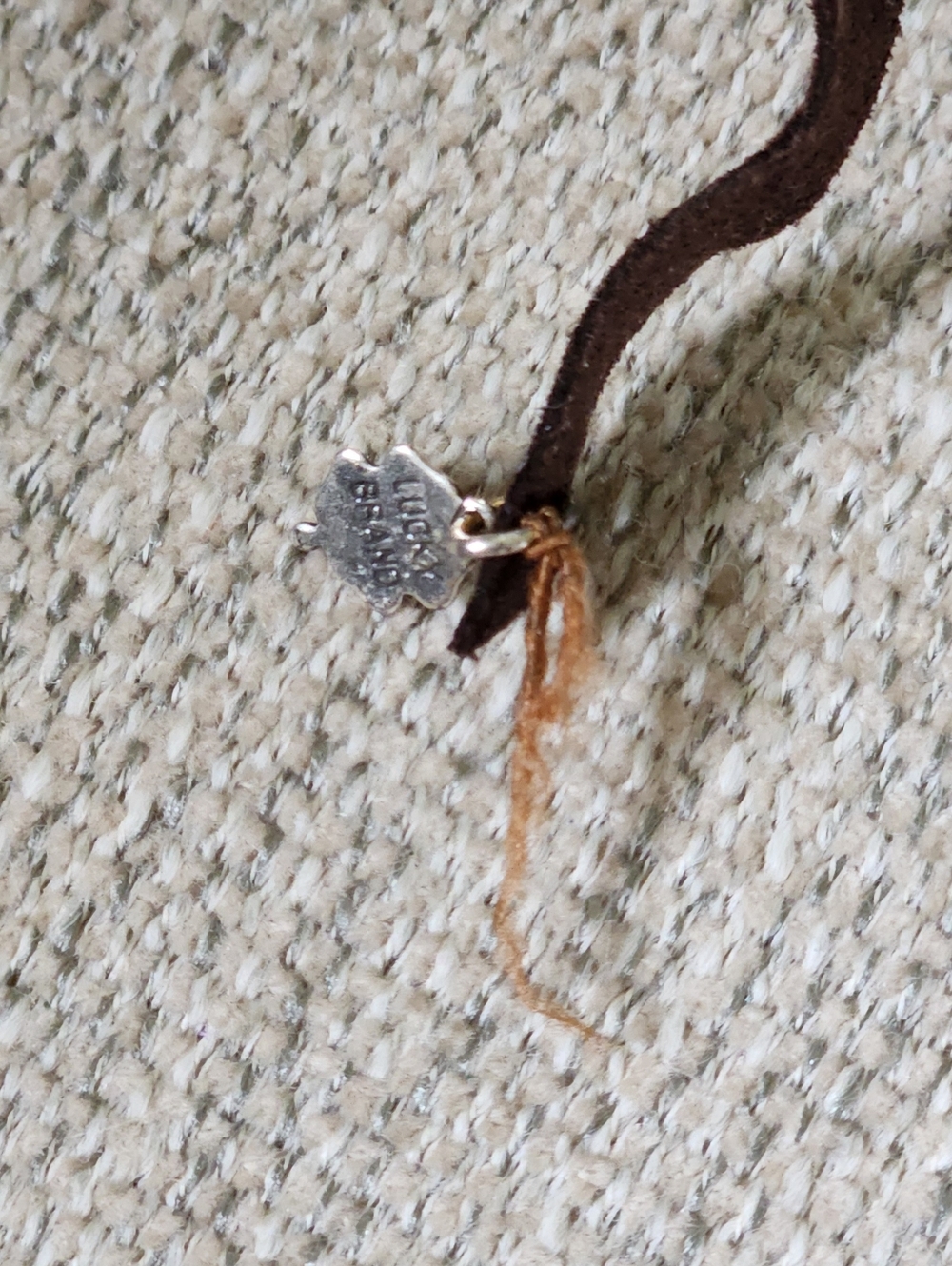 Lucky Brand Teardrop Reversable Necklace Buddha/Faux Turquoise Pendant - Picture 4 of 5